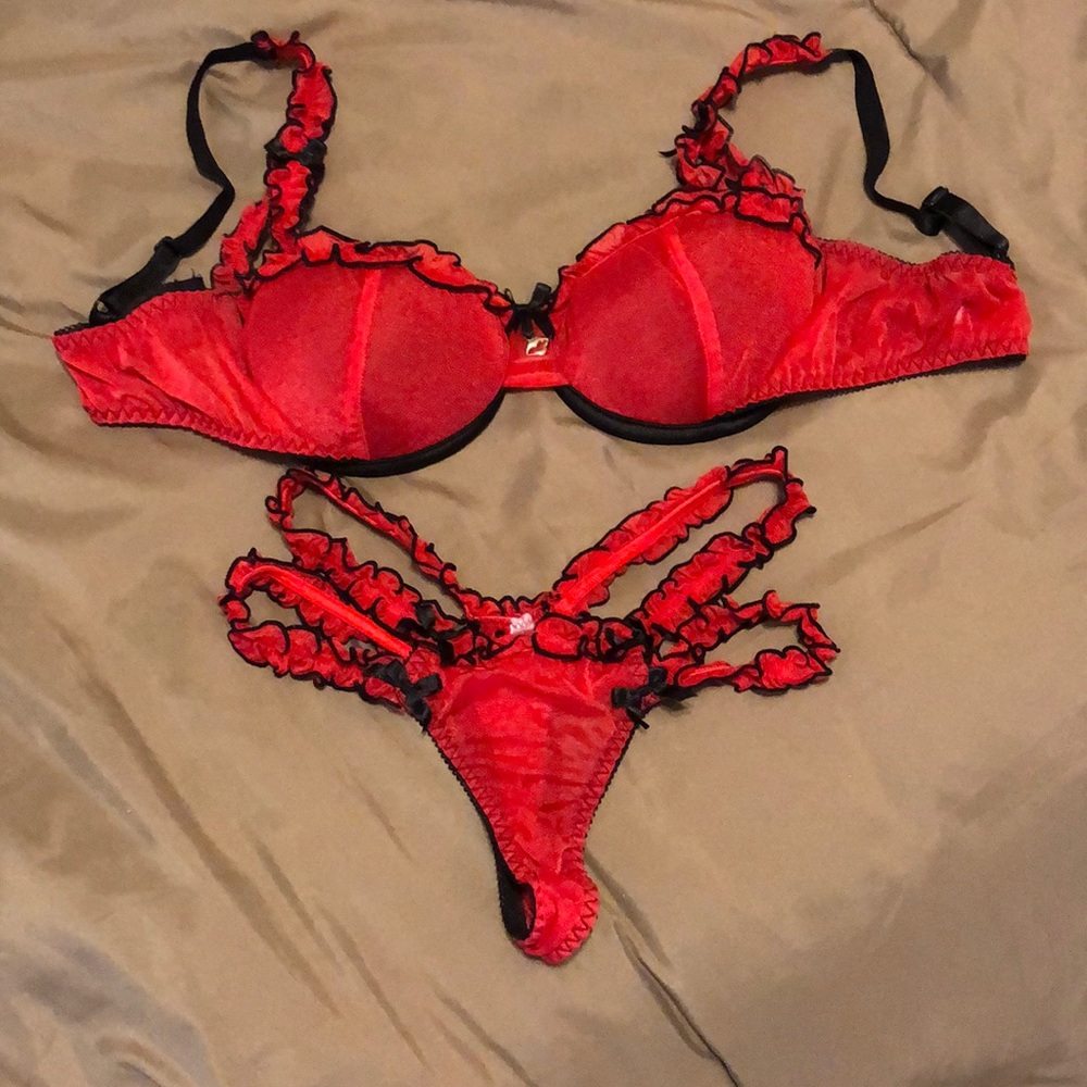 Coquette Bra and Panty Set-Large